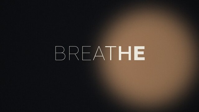 Warm Spotlight Gradient Sweep Typography Reveal