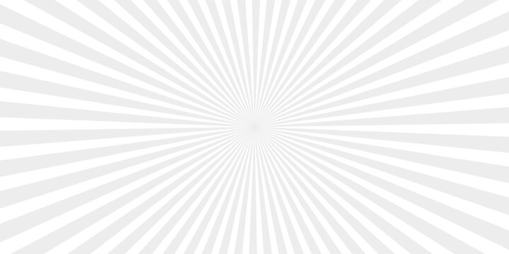 Ray sun light. Sunburst background. Radial circle line. Pattern starburst. Comic beam lines. Sun effect rays. Abstract firework. Concentration stripe. Cartoons