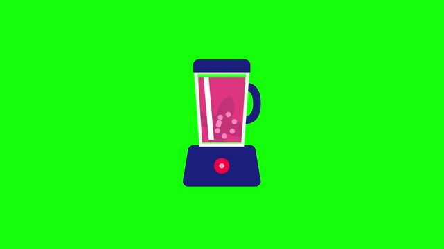 Blender Animation Icon on Green Screen