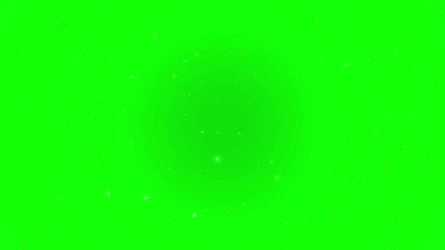 Sparkling stars overlay on green screen background