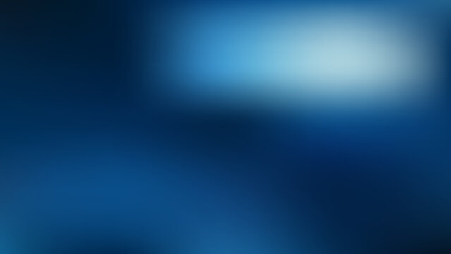 Abstract deep blue background, with soft light, glow and smooth, gradient transitions for web