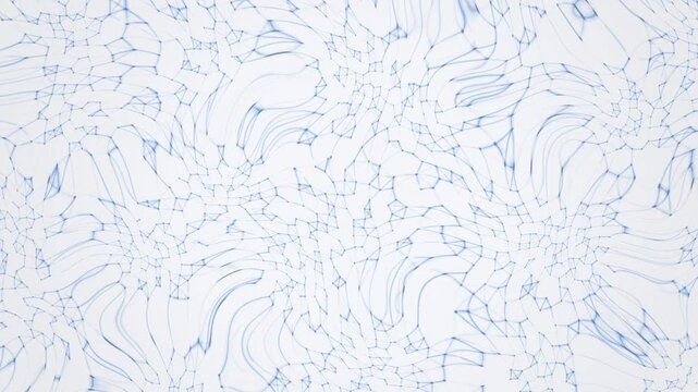 Abstract plexus network pattern with connected lines and dots