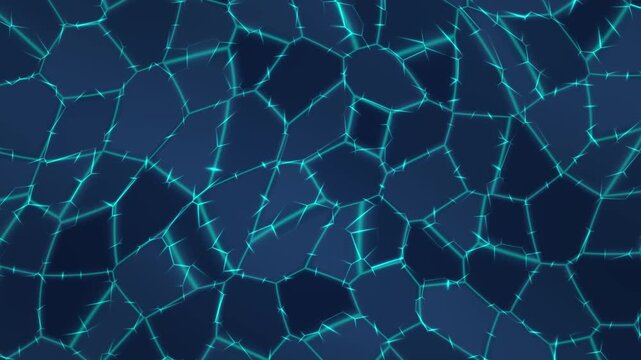 Abstract blue geometric mesh pattern background