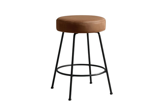 Minimal Modern bar stool isolated graphic element