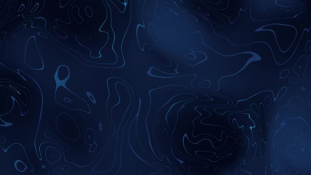 Abstract dark blue topographic line pattern background