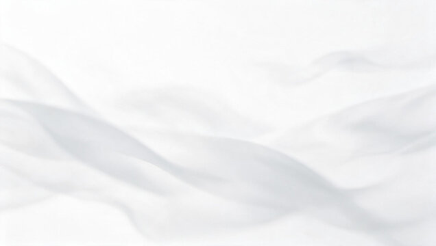 Soft Flowing White Silk Fabric Abstract Background
