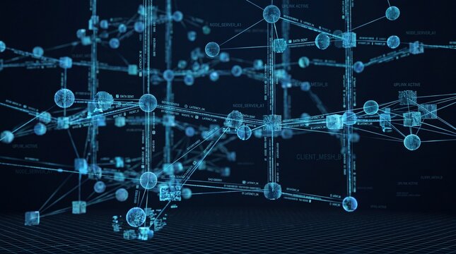Digital Blockchain Network and Big Data Visualization