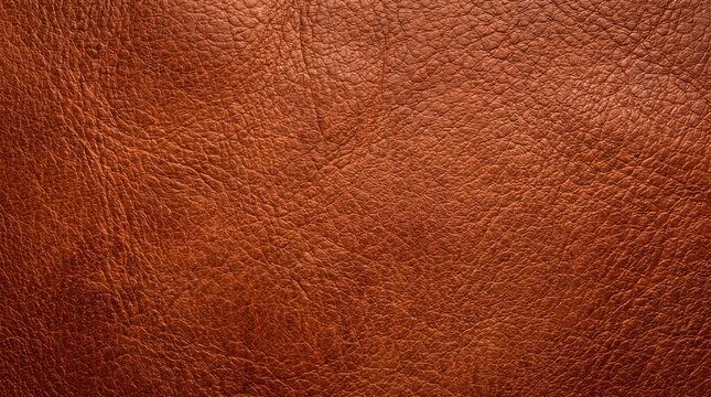 Brown Leather Texture Background with Detailed Grain