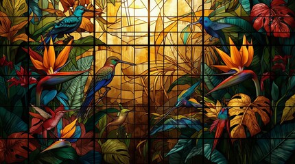 Fototapeta premium stained glass. artistic background