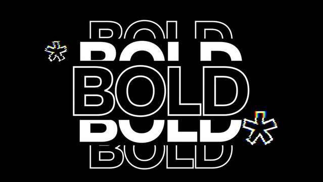 Dynamic Bold Motion Titles