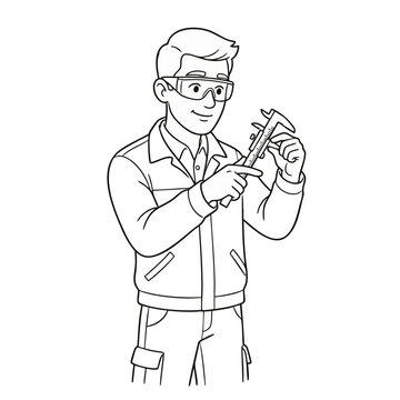 Focused technician examining intricate component with precision tools, illustrating systematic root cause analysis and troubleshooting methodology for industrial quality improvement