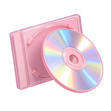 compact disc cd 3d illustration isolated on white transparent background png