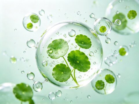 Centella asiatica gotu kola extract bubbles