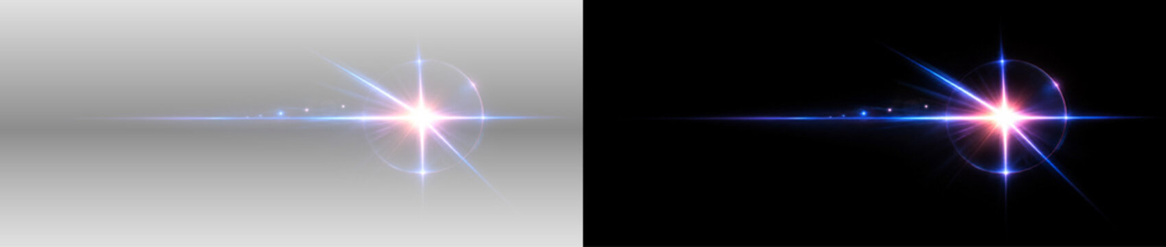 Bright Star Lens Flare Light Effect Icons