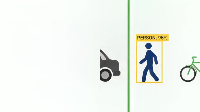 Computer Vision Object Detection Tracking Visualization with Bounding Boxes
