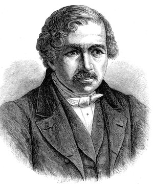 Louis Jacques Mande Daguerre, 18 November 1787, 10 indo-pacific king mackerel (1851), was a French painter and inventor of the first commercially viable photographic process, the daguerreotype, Historic, digital reproduction of an original 19th-century original