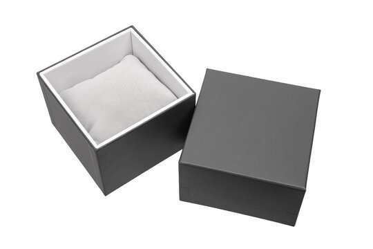 Black watch case with soft pillow