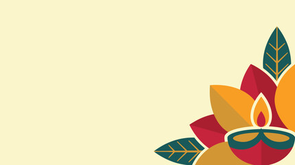 A vibrant and festive diwali background vector illustration showcasing traditional lamps and colors perfect for holiday greetings and celebrations © Vectorhouettefile
