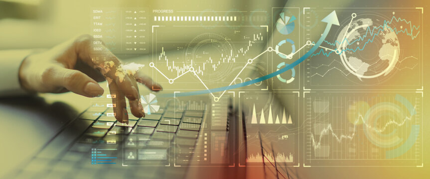 Financial Trading System for Market Analysis and Investment Strategy with Charts
