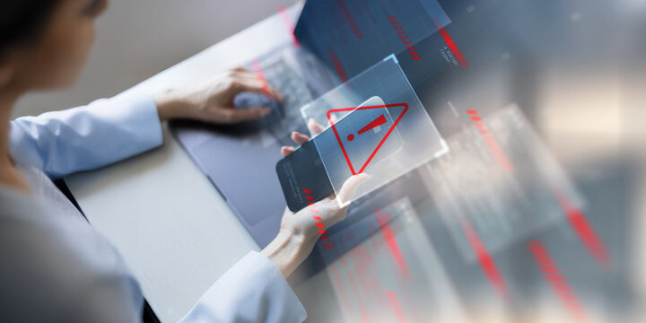 Cybersecurity Risk Alert for Mobile Device and Laptop User Protection Monitoring