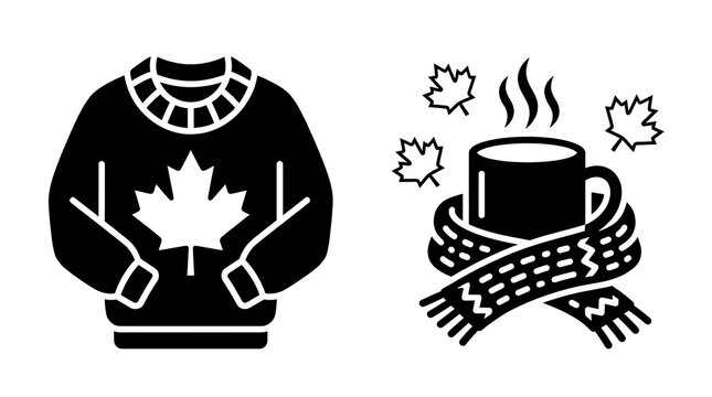 Embrace the autumnal embrace a cozy scene of warm sweaters and steaming hot drinks