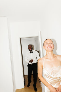 Groom has arrived