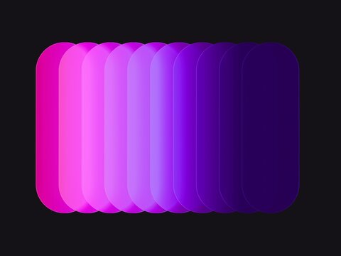 Colors Layered in Shades of Purple and Pink Create a Smooth Gradient