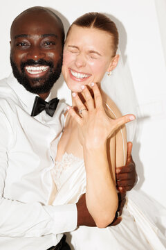 Sweet wedding moment