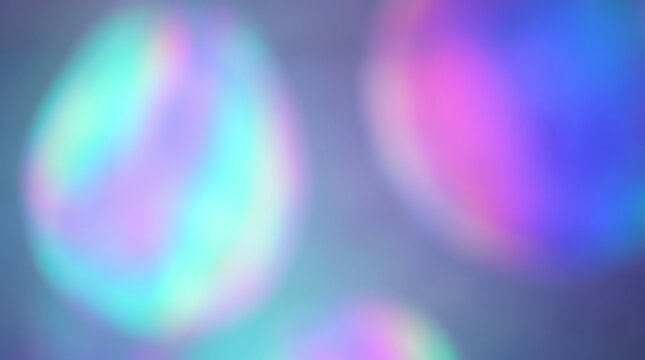 Abstract background with soft glowing iridescent bokeh lights and vibrant colors