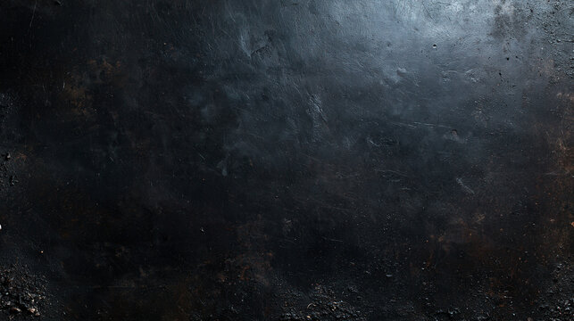 Dark Grunge Textured Metal Surface Background