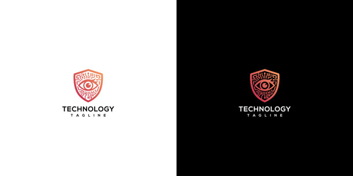 Eye Shield Logo Design Template