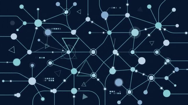 Flat Vector AGI Neural Network Motion Graphics

