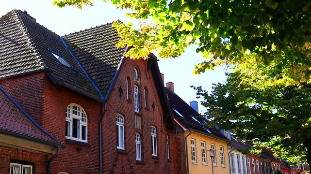 the cityscape of ploen germany 4k video