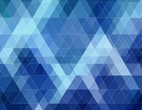 geometric watercolor triangle background for blue presentation pattern shapes