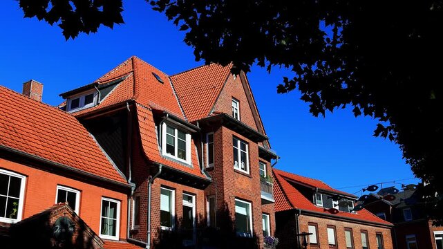 the cityscape of ploen germany 4k video