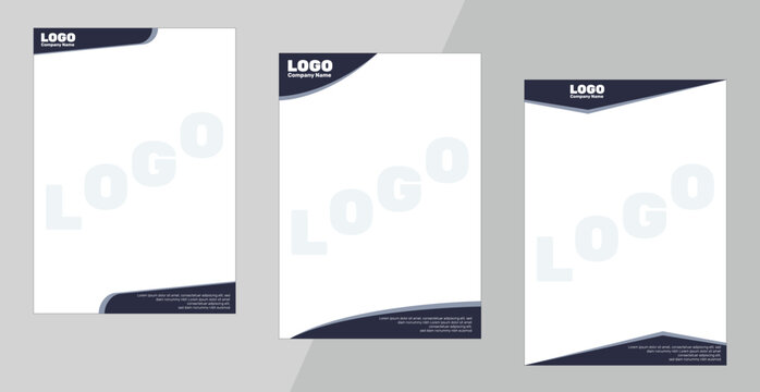 Professional Corporate Letterhead Vector Bundle
