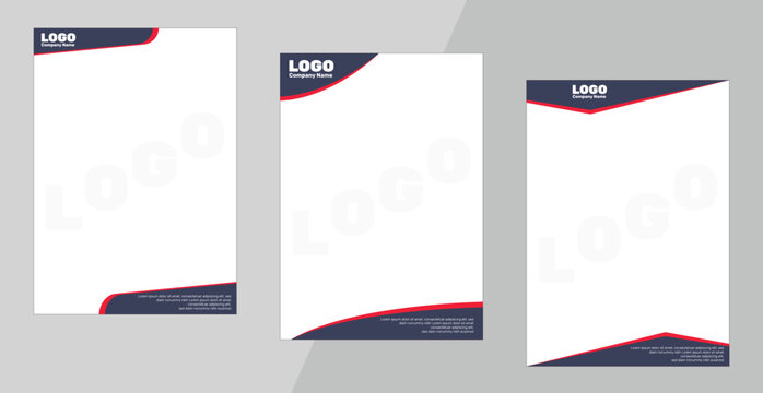 Professional Corporate Letterhead Vector Bundle