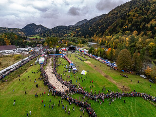 Redyk Jesienny Szczawnica Polska Dron © Rakowsky Films