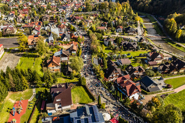 Redyk Jesienny Szczawnica Polska Dron © Rakowsky Films