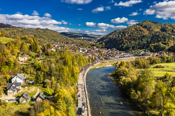 Redyk Jesienny Szczawnica Polska Dron © Rakowsky Films