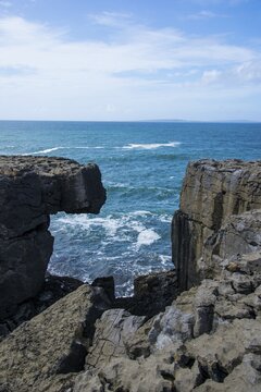 Carst rock formations, Burren, County Clare, Ireland, United Kingdom