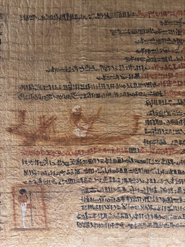 The story of Sinuhe, National Museum of Egyptian Civilization, Cairo, Egypt,