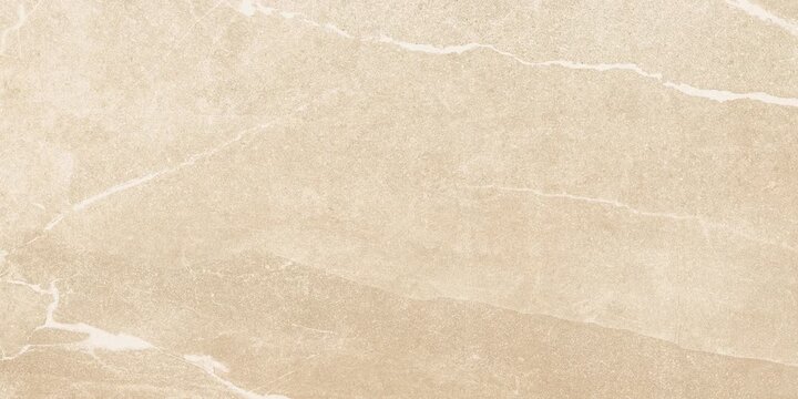 Natural Beige Marble Stone Texture Background with White Veins and Elegant Surface
