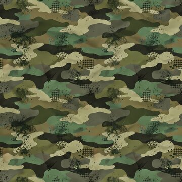 military camouflage pattern