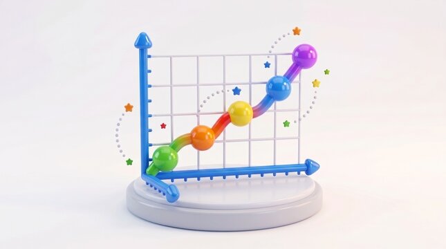 Colorful 3D Cartoon Charts and Diagrams Collection &ndash; Glossy Educational Business Infographics