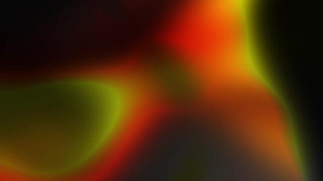 Dark moody deep copper red olive green and black shadow gradient motion loop featuring smooth fluid light blur Perfect for video backgrounds