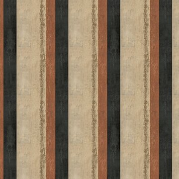 A seamless abstract pattern featuring vertical stripes in beige, brown, and dark gray.