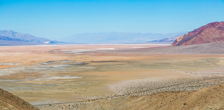 Death Valley View from Sidewinder Canyon