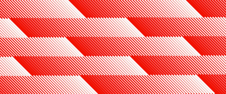 Hot red fading diagonal line pattern background. Geometric striped motion effect backdrop. Oblique parallel speed lines gradient wallpaper. Vector abstract slanted halftone sport gradation texture