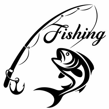 Fishing Rod with Fish